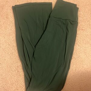 Aerie Dark Green Wide Leg Pants